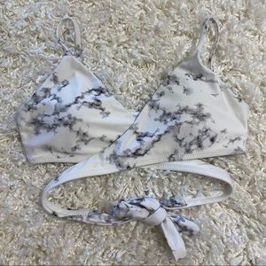 Garage wrap bathing suit top